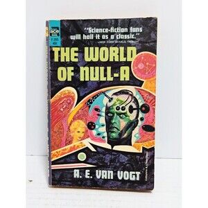 VINTAGE 1964 ACE BOOKS THE WOLRD OF NULL-A PAPERBACK BY A.E. VAN VOGT